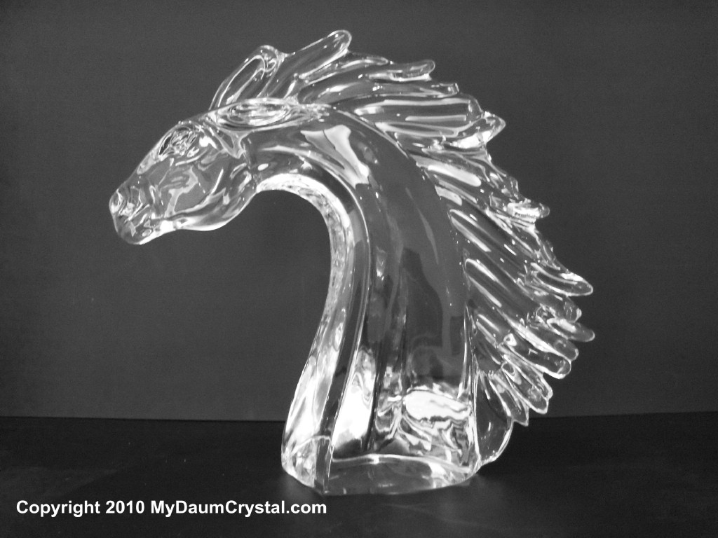 My Daum Crystal Horse Head Family